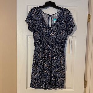 Nine Britton Navy Floral Romper